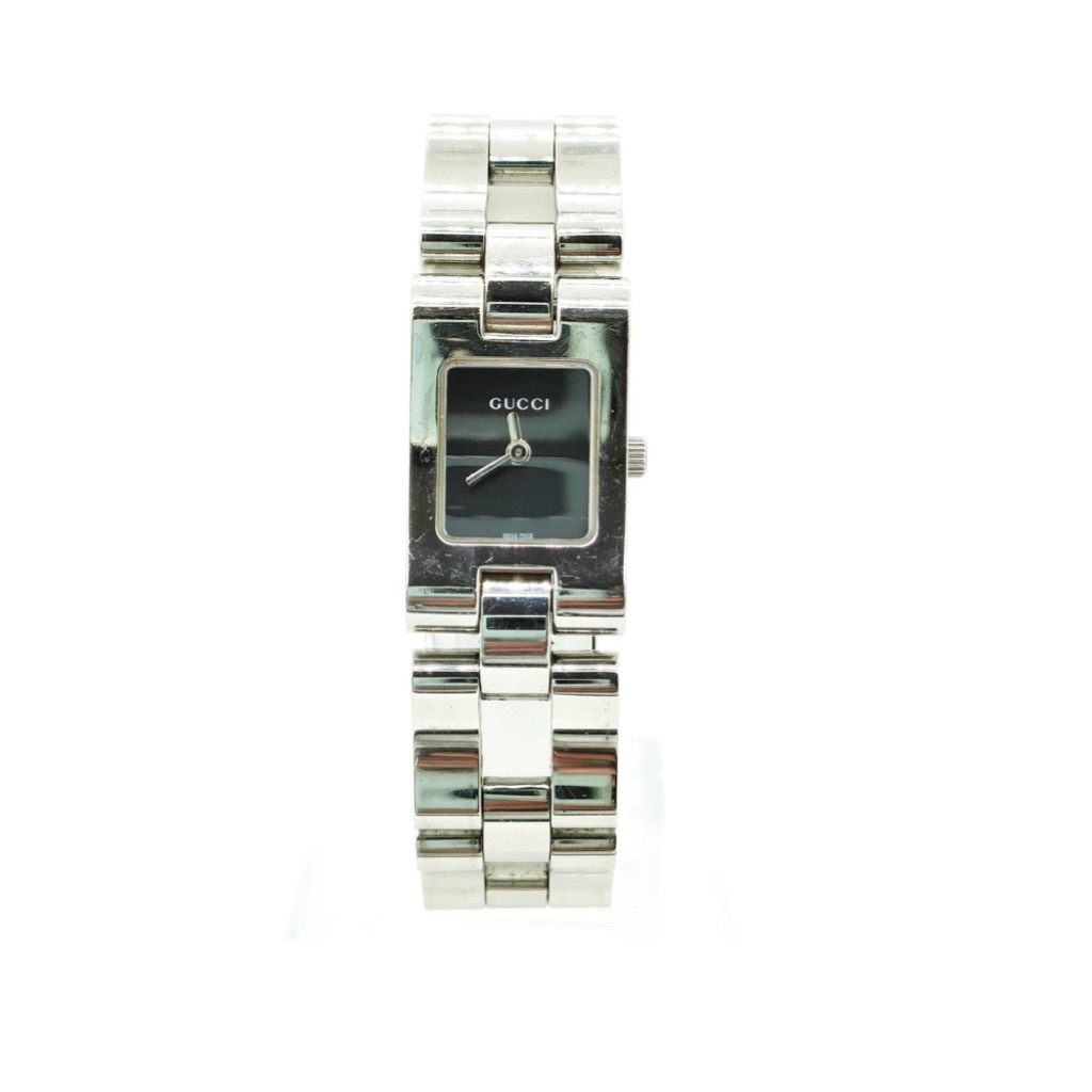 Gucci Metallic Silver Timepiece